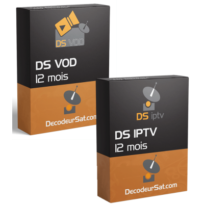PACK ABONNEMENTS DS IPTV & DS VOD