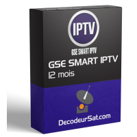 ABONNEMENT GSE SMART IPTV 12 MOIS