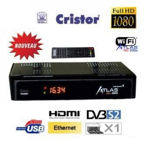 acheter Cristor atlas hd 200 WIFI server 15 mois IPTV 3g 4g