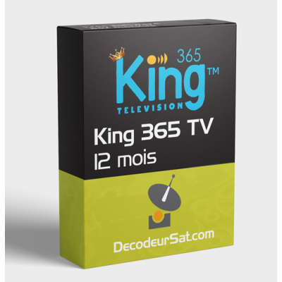ABONNEMENT KING365 TV iPTV 12 MOIS ABONNEMENT KING365 TV iPTV 12 MOIS