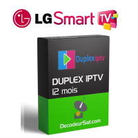 ABONNEMENT DUPLEX PLAY iPTV LG TV
