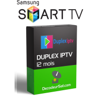 ABONNEMENT DUPLEX PLAY iPTV SAMSUNG TV