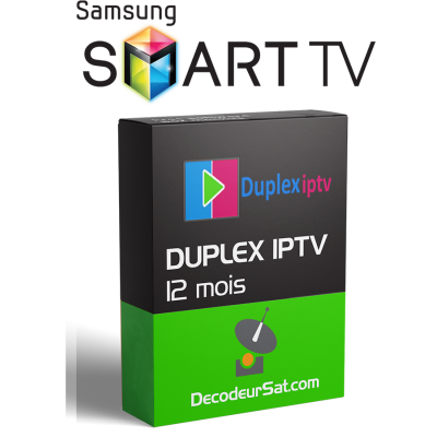 ABONNEMENT DUPLEX PLAY iPTV SAMSUNG TV ABONNEMENT DUPLEX PLAY iPTV SAMSUNG TV