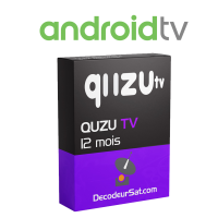 ABONNEMENT QUZU TV iPTV Android TV