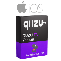 ABONNEMENT QUZU TV iPTV iOS