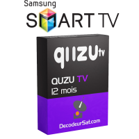 ABONNEMENT QUZU TV iPTV SAMSUNG TV