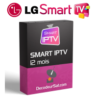 ABONNEMENT SMART iPTV LG TV
